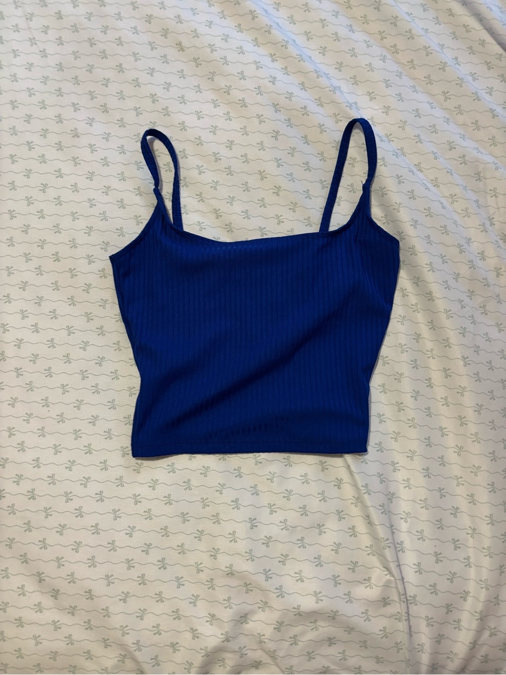 Classic Ribbed Cami Tank Top - Royal Blue Five Dancewear